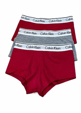 Женские трусики-шортики calvin klein набор 3шт. s