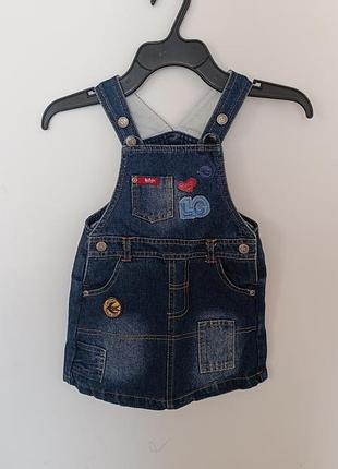 Джинсовый сарафан - комбинезон leecooper
