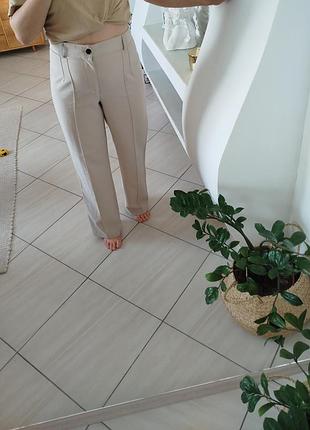 Брюки світлі zara