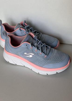 Дуже зручні та легкі жіночі кросівки skechers d'lux walker - infinite motion