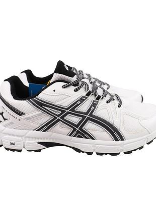 Кроссовки мужские asics белые текстиль, 48