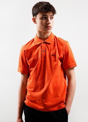 Поло c.p. company kids stretch piquet polo shirt harvest pumpkin