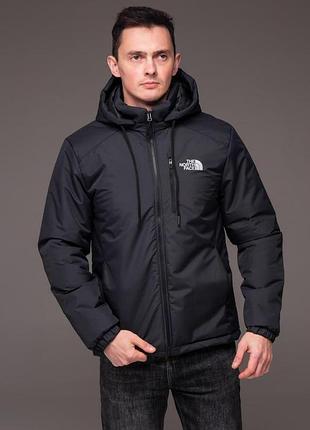 Мужская демисезонная куртка с съемным капюшоном, размеры: m,l,xl,xxl,xxxl серый, xxxl