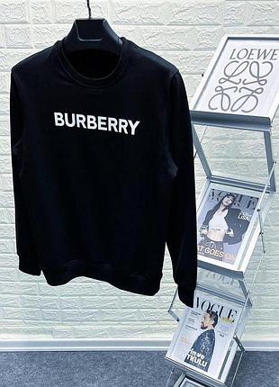 Мужской черный свитшот burberry на осень весенний лонгслив burberry черного цвета мужской свитшот на парня m