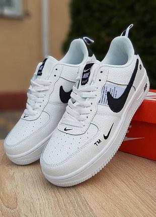 Nike air force 1 lv8 белые с черным