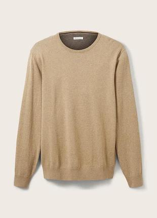 Кофта basic cright splashy sand me 1027661-30317 tom tailor xxl бежевий 1027661-30317 3