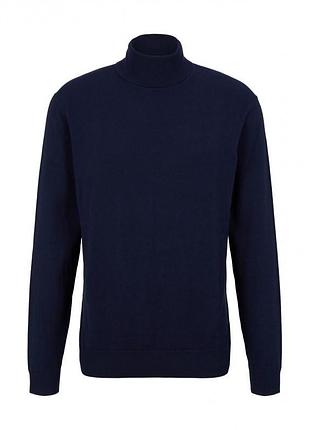 Кофта cosy turtle neck knitter 1032279-13160 tom tailor l темно-синій 1032279-13160 5