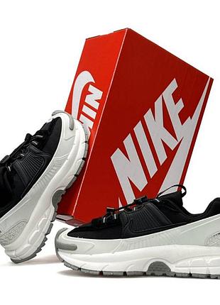 Женские кроссовки nike zoom vomero roam текстильные модные черно белые найк зум вомеро спортивные для бега и повседневной носки 37