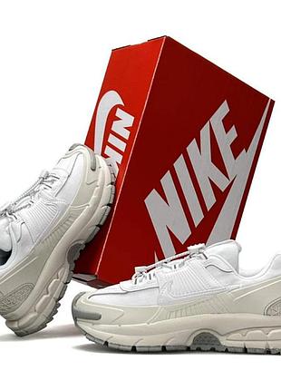 Женские кроссовки nike zoom vomero roam текстильные модные белые найк зум вомеро спортивные для бега и повседневной носки 37