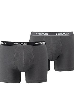 Труси-боксери head basic boxer 2p сірий чол s 841001001-415