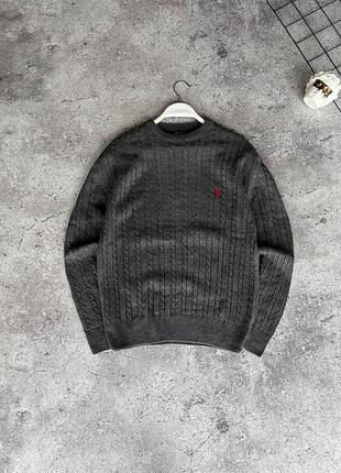 Светр polo ralph lauren сірий чоловічий трикотаж, светр polo ralph lauren чорний чоловічий трикотаж xl