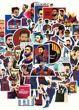 Стикеры lionel messi 50 шт • водостойкие футбольные наклейки