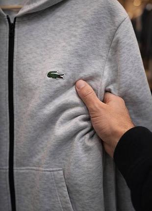 Спортивный костюм lacoste | лакоста дабл фейс | весна меланж