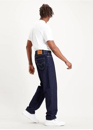 Levis stay loose прямые джинсы тёмно синие