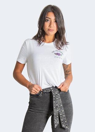 Футболка onlkita life reg s/s wings top jrs 15247249-bright white-print:dreamers only m белый 15247249-bright whi-pri xs