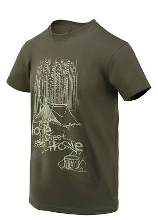 Футболка t-shirt helikon home sweet home, taiga green