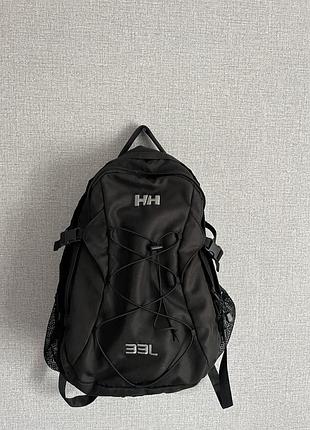 Трекінговий чорний рюкзак helly hansen