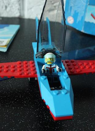Lego city каскадерский самолет (60323). 2