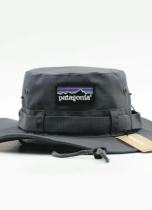 Панама patagonia з шийним шнурком темно-сірого кольору унісекс