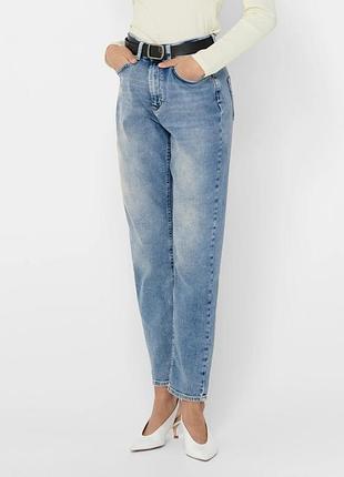 Джинсы onlveneda mom jeans dnm rea7452 noos 15193864-light blue denim only l/30 голубой 15193864-light blue denim