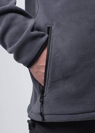 Кофта polartec серая military 3