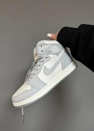 Air jordan 1 «aluminium» fur ❄️+