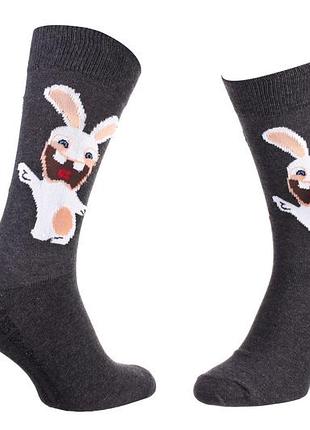 Носки lapins cretins lapin bras ouvert светло-серый дети 43-46