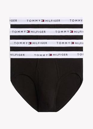 Набор мужских трусов брифов tommy hilfiger (199243997632) classics brief black 4 шт. s черный