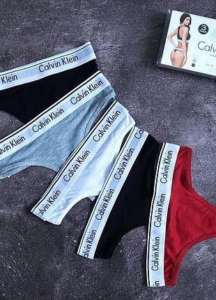 Женские трусики-бикини calvin klein набор из 5 штук