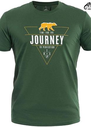 Футболка t-shirt helikon journey to perfection - monstera green