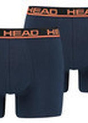 Труси-боксери head basic boxer 2p темно-синій, помаранчевий чоловіки m