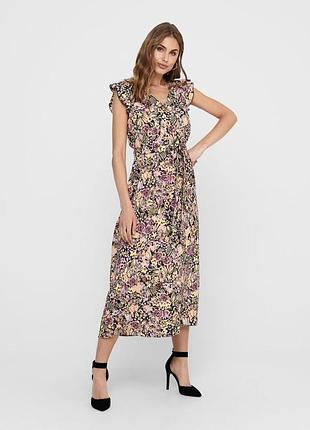 Сукня onlfave s/l maxi dres 15213817 black only 34 бежевий 15213817black