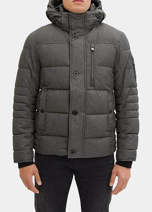 Куртка padded jacket 1032486-28007 tom tailor l темно-сірий 1032486-28007