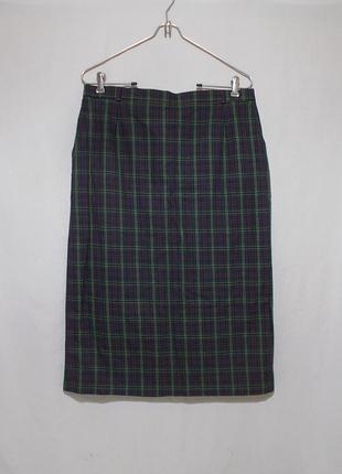 Спідниця стрейч пряма peter hahn шотландська карта tartan 54р