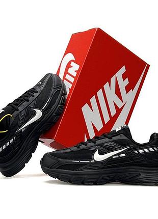 Мужские кроссовки nike initiator черные текстильные кроссы найк инициатор дышащие на весну лето кожаные вьетнам 42