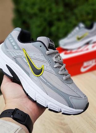 Зимние термо кроссовки nike initiator серые низкие женские зимние кроссовки найкплощадке 41(26.5см)