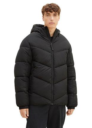 Куртка basic puffer jacket 1037386-29999 tom tailor l чорний 1037386-29999