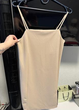 Сукня h&m бежева