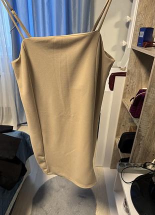 Сукня h&m бежева 2