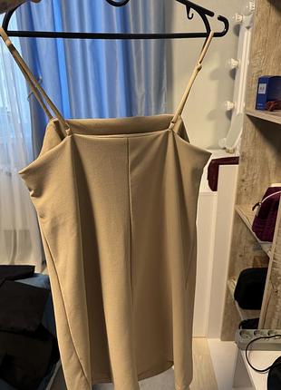 Сукня h&m бежева 4
