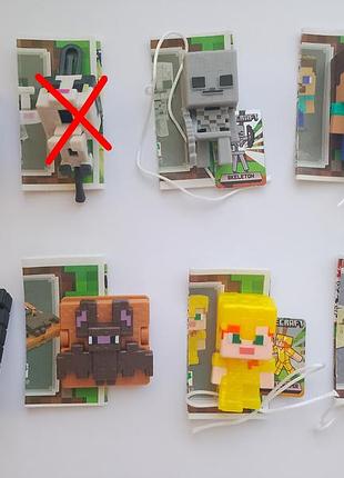 Фигурки киндер джой майнкрафт kinder joy minecraft 3