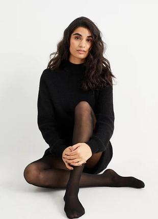Колготки c&a, 45 den, размер xl, цвет черный