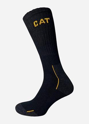 Комплект теплых мужских носков caterpillar из 3 пар, размер 43-46, цвет черный