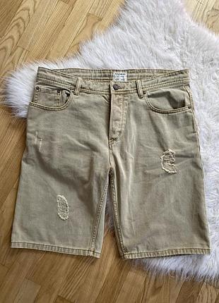 Чоловічі шорти з деніму pull&bear