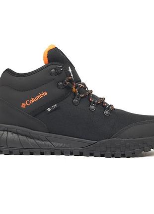Сolumbia waterproof firebanks mid gtx черные с оранжевым 42