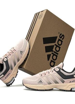 Женские кроссовки adidas marathon бежевые легкие для отдыха и спорта летние сеточка популярны качественные беговые адедас марафон 39