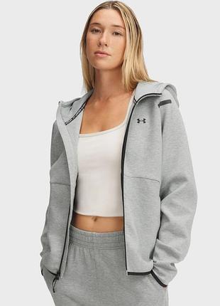 Худи unstoppable fleece fz 1379842-348 under armour l серый 1379842-348 xs
