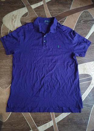 Мужское поло polo ralph lauren (slim fit)