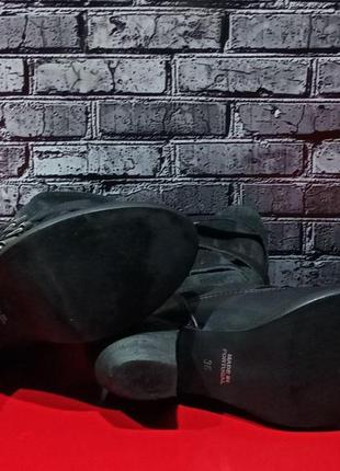 Шкіряні круті чобітки козаки office london6 фото