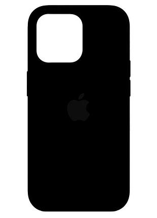 Чехол силиконовый противоударный для iphone 14 pro max черный
